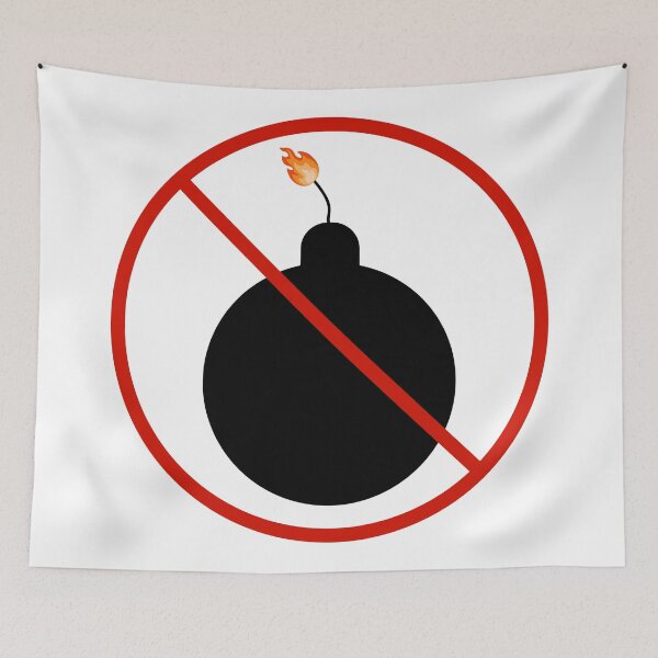 Item preview, No bombs anti war design  designed and sold by Rachel the Artist .