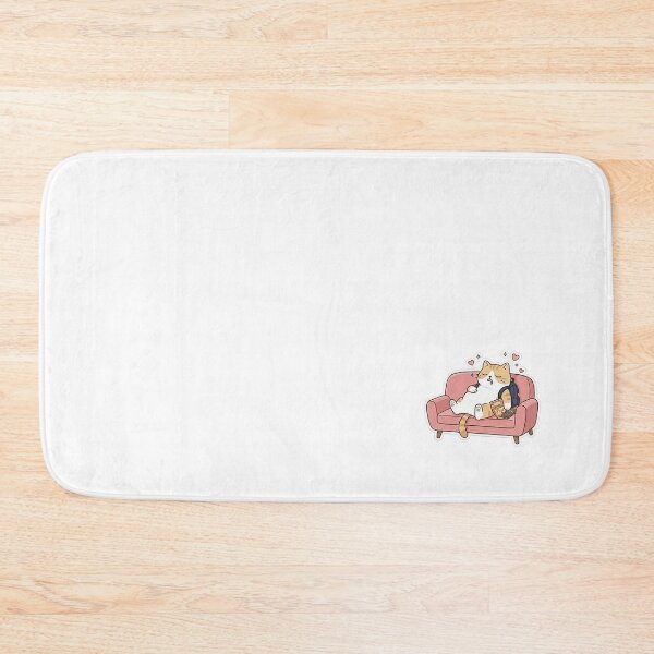 Item preview, Funny Lazy Student Cat Sleeping on Sofa with School Bag designed and sold by NoopnyangStudio.