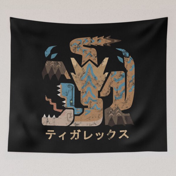 Item preview, Monster Hunter World Iceborne Tigrex Kanji Icon designed and sold by Neovintage VIBE.
