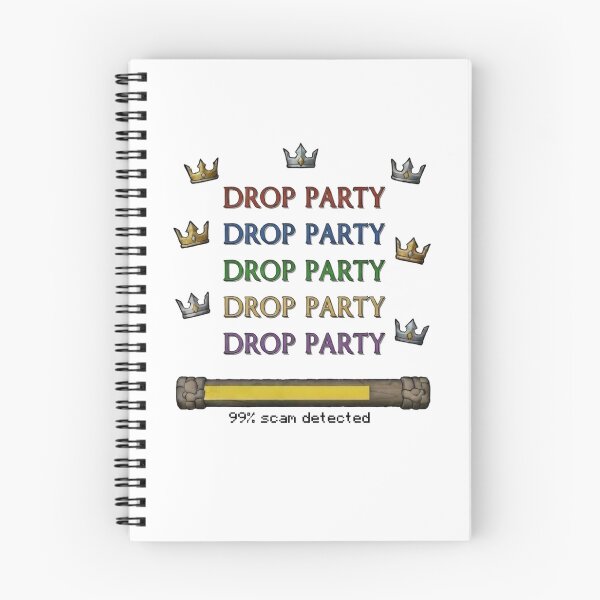 Item preview, Drop Party Scam Detected Retro Meme designed and sold by TernEdge.