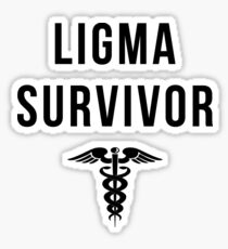 Ligma Survivor Sticker