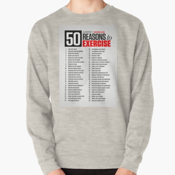 50 Reasons To Exercise Sticker for Sale by superfitstuff