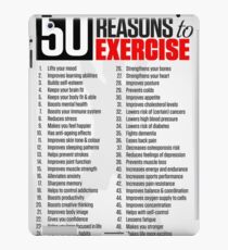50 Reasons To Exercise iPad Case/Skin
