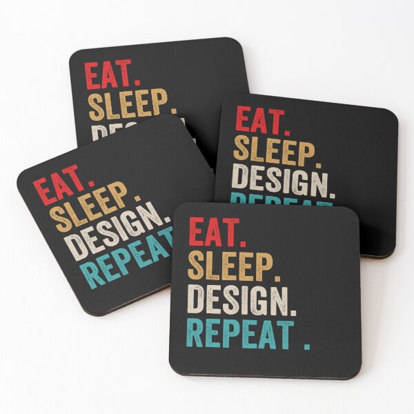 Item preview, Eat Sleep Design Repeat - Graphic Designer Architecture Gifts designed and sold by karnikavoriz.