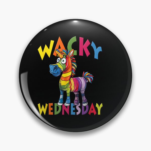 Item preview, Wacky Wednesday Rainbow Zebra designed and sold by HUTEND.
