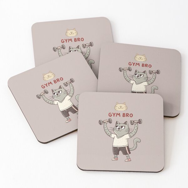 Item preview, Gym Bro Cat – Small Weights, Big Attitude designed and sold by Artiviose.