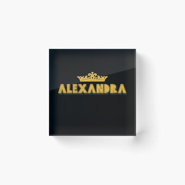 Item preview, Alexandra Personalized Funny Custom Name Crown Design designed and sold by Watsonarts.