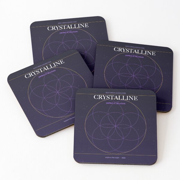 Item preview, Crystalline Dark Aesthetic Art Print designed and sold by NocturnalGoods.