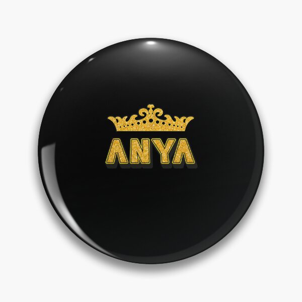 Item preview, Anya Personalized Funny Custom Name Crown Design designed and sold by Watsonarts.