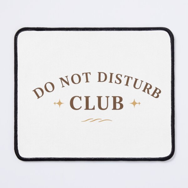Item preview, Do Not Disturb Club Retro Minimal Aesthetic Typography Design designed and sold by Sanika arts .