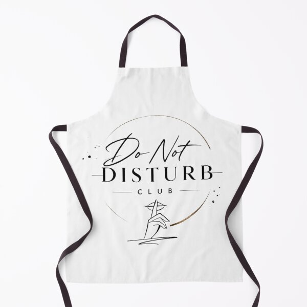 Item preview, Do Not Disturb Club Elegant Minimal Aesthetic Introvert Design designed and sold by Sanika arts .
