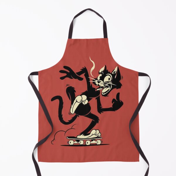 Item preview, Black Cat Flipping a Bird designed and sold by MorningFive.