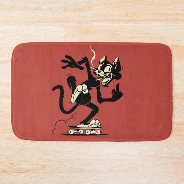 Item preview, Black Cat Flipping a Bird designed and sold by MorningFive.