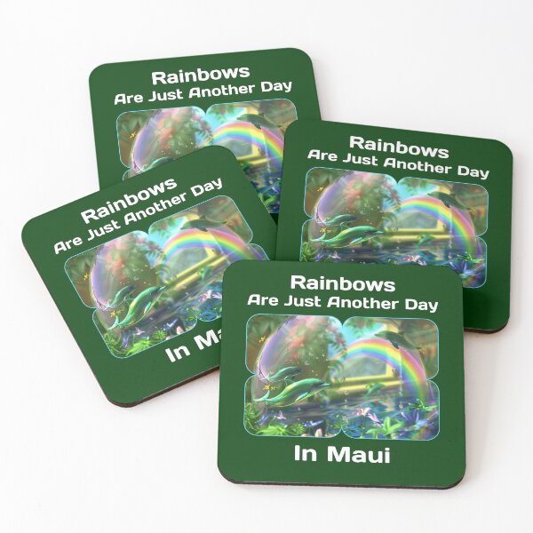 Item preview, Rainbows Just Another Day in Maui Funny Maui designed and sold by Sachie's Studio.