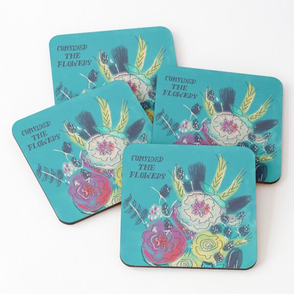 Item preview, consider the flowers do not worry designed and sold by kristinsosadesign.