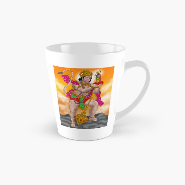 Item preview, Lord Hanuman Powerful Devotional Artwork – Hindu Mythology Art designed and sold by Harshit_Digital_Arts.
