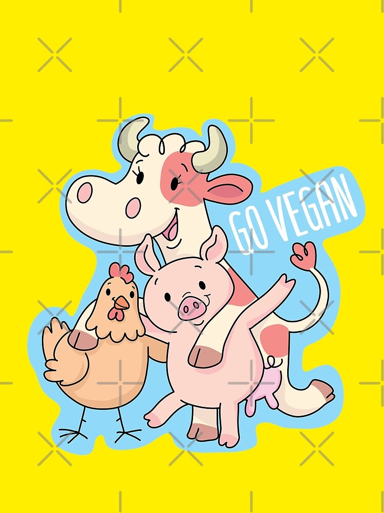 Go Vegan animals by duxpavlic