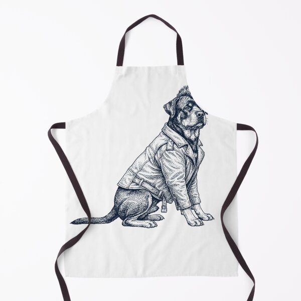 Item preview, Vintage Rottweiler Punk Mowhawk Dog Mom Dad designed and sold by DoodleTortle.