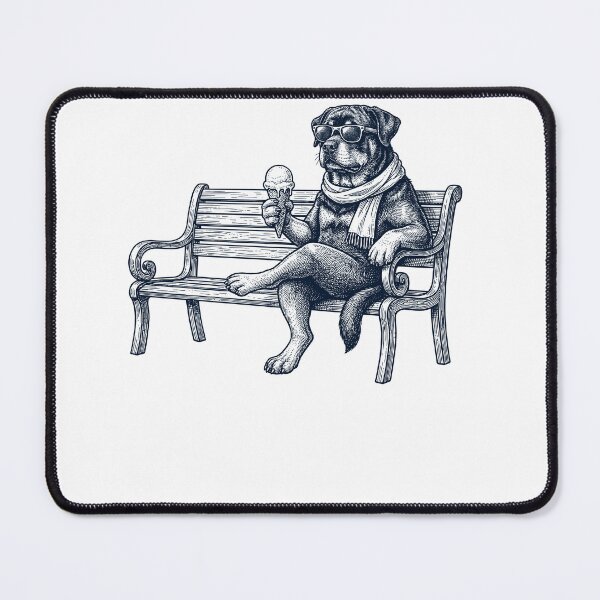 Item preview, Rottweiler Ice Cream Dog Mom Dad designed and sold by DoodleTortle.