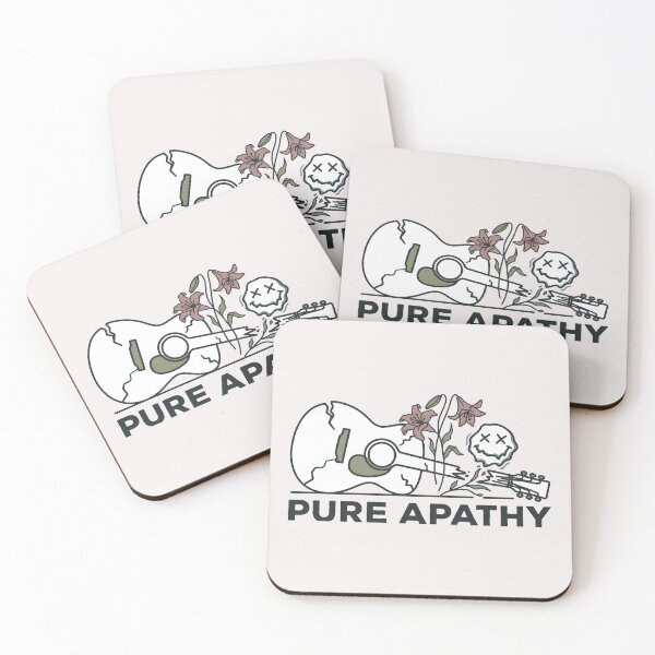 Item preview, "Pure Apathy" Minimalist Line Art Grunge Guitar Graphic designed and sold by benjyjump.