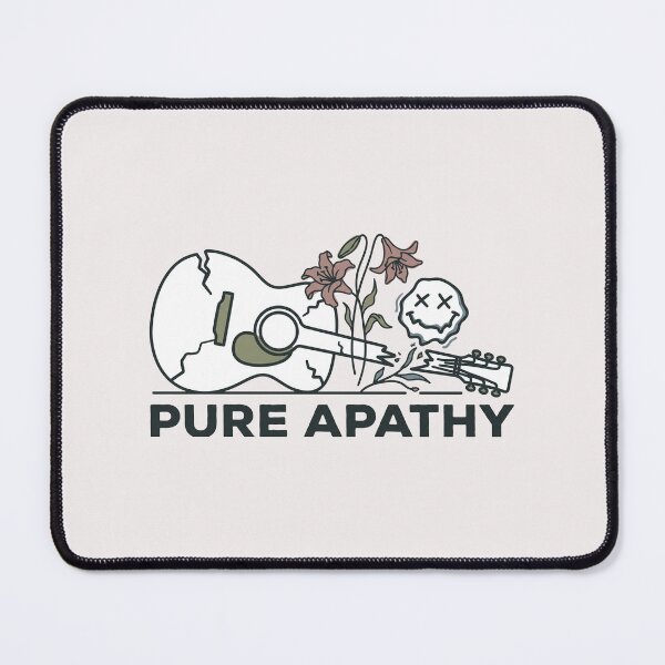 Item preview, "Pure Apathy" Minimalist Line Art Grunge Guitar Graphic designed and sold by benjyjump.