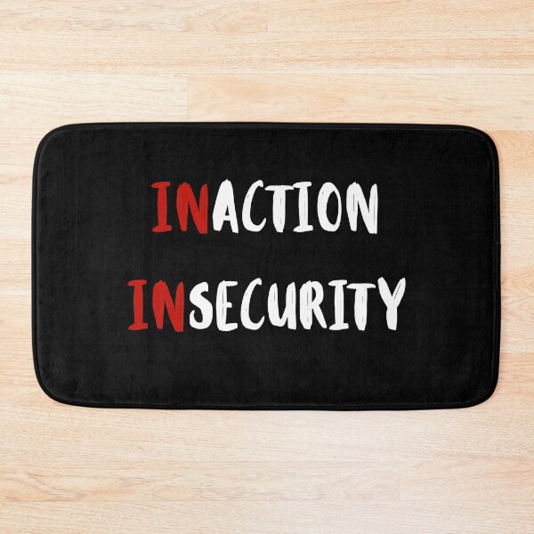 Item preview, Action Results in Security – Bold Mindset & Self-Discipline Motivational Quote designed and sold by ipot.