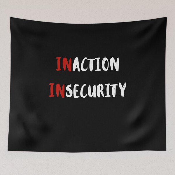 Item preview, Action Results in Security – Bold Mindset & Self-Discipline Motivational Quote designed and sold by ipot.