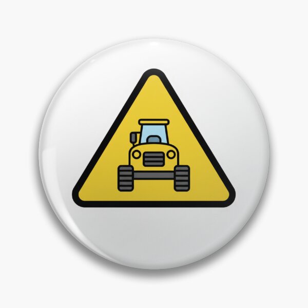 Item preview, Bulldozer Crossing Sign designed and sold by 4AGift.