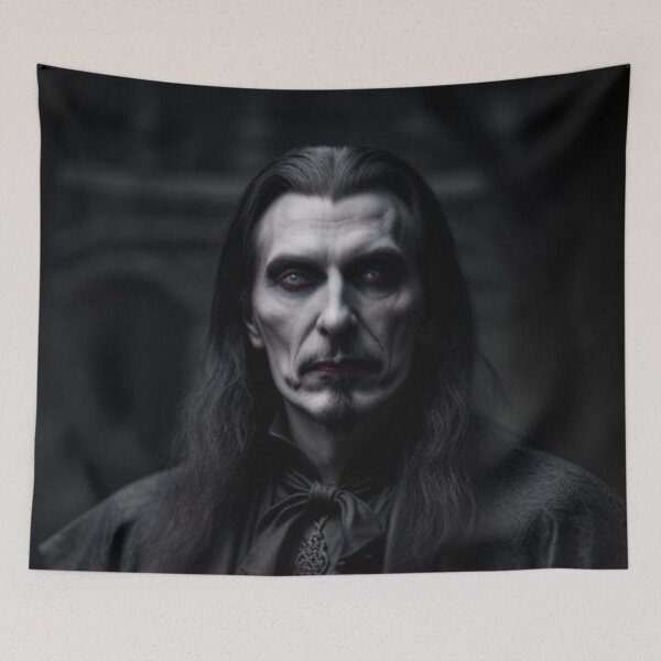 Item preview, Vlad Dracul Castle Portrait designed and sold by TheDarkWardrobe.