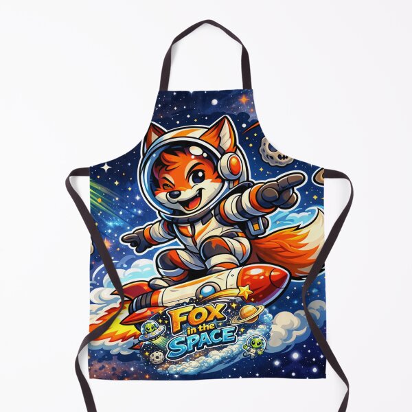 Item preview, Fox in the Space – Cute Astronaut Cartoon Illustration designed and sold by Arte Cartoon From TagTeam Group.