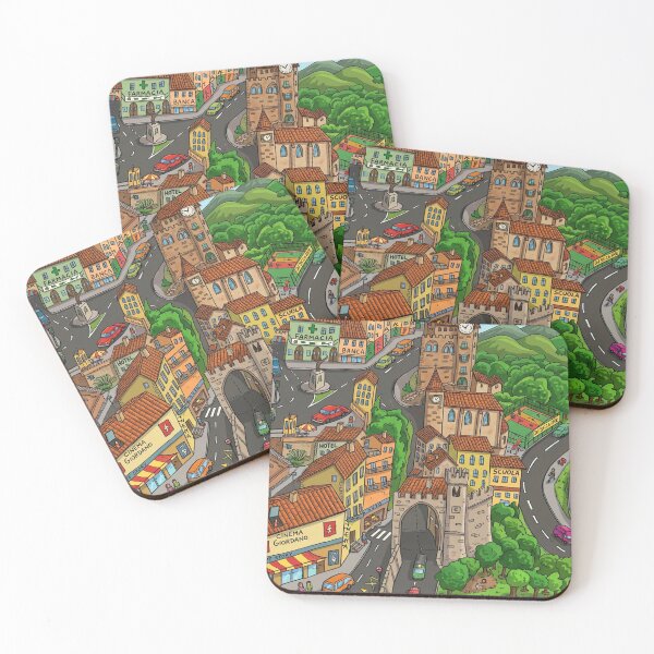 Item preview, City Life Hand Writing Kids Cartoon designed and sold by Arte Cartoon From TagTeam Group.