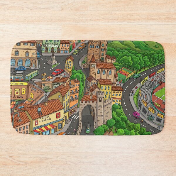 Item preview, City Life Hand Writing Kids Cartoon designed and sold by Arte Cartoon From TagTeam Group.