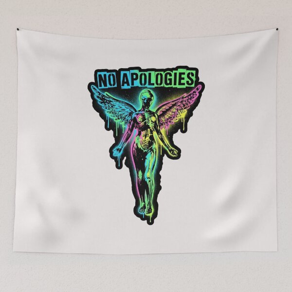 Item preview, Neon Glowing Anatomical Angel Alternative Rock Bootleg Style Design designed and sold by benjyjump.