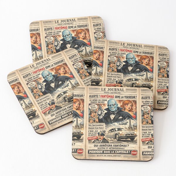 Item preview, Fantômas Comics French Crime Parody designed and sold by Arte Cartoon From TagTeam Group.