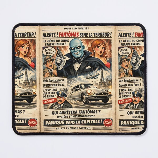 Item preview, Fantômas Comics French Crime Parody designed and sold by Arte Cartoon From TagTeam Group.