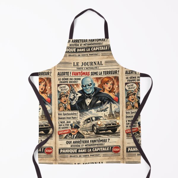 Item preview, Fantômas Comics French Crime Parody designed and sold by Arte Cartoon From TagTeam Group.