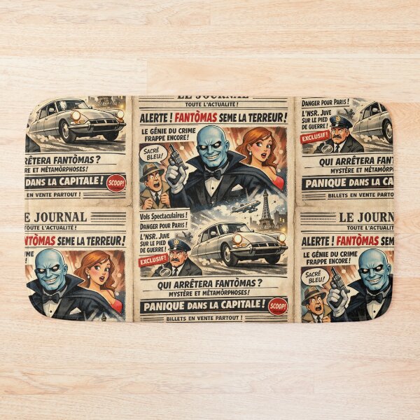 Item preview, Fantômas Comics French Crime Parody designed and sold by Arte Cartoon From TagTeam Group.
