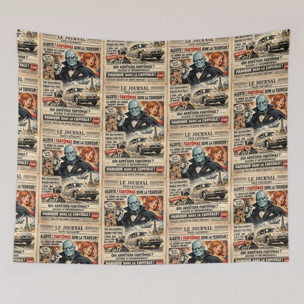 Item preview, Fantômas Comics French Crime Parody designed and sold by Arte Cartoon From TagTeam Group.