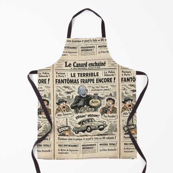 Item preview, Fantômas Comics French Crime Parody Fan Art designed and sold by Arte Cartoon From TagTeam Group.