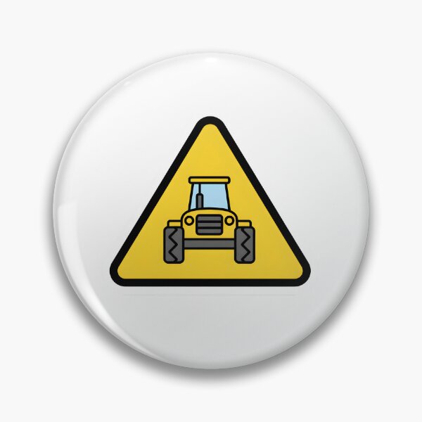 Item preview, Bulldozer Crossing Sign designed and sold by 4AGift.
