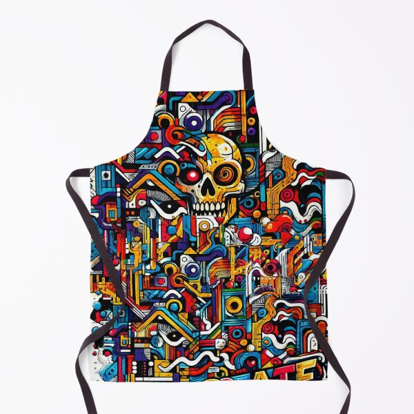 Item preview, Pop Art Skull Create Pattern Full Crazy designed and sold by Arte Cartoon From TagTeam Group.