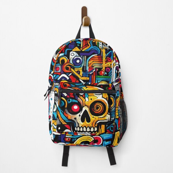 Item preview, Pop Art Skull Create Pattern Full Crazy designed and sold by Arte Cartoon From TagTeam Group.