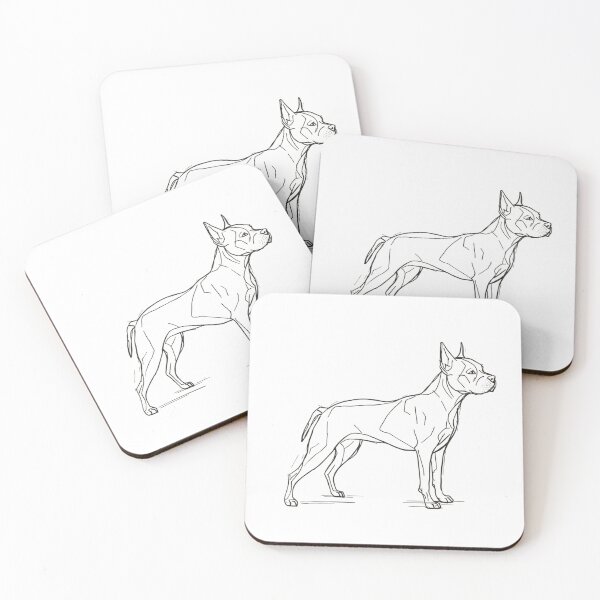 Item preview, Amstaff - lineart designed and sold by shlepyart.