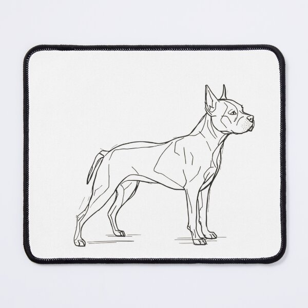 Item preview, Amstaff - lineart designed and sold by shlepyart.