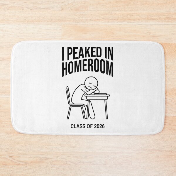 Item preview, I Peaked in Homeroom Class of 2026 - Funny Senior Year Graduation Gift designed and sold by Luminari Creations.