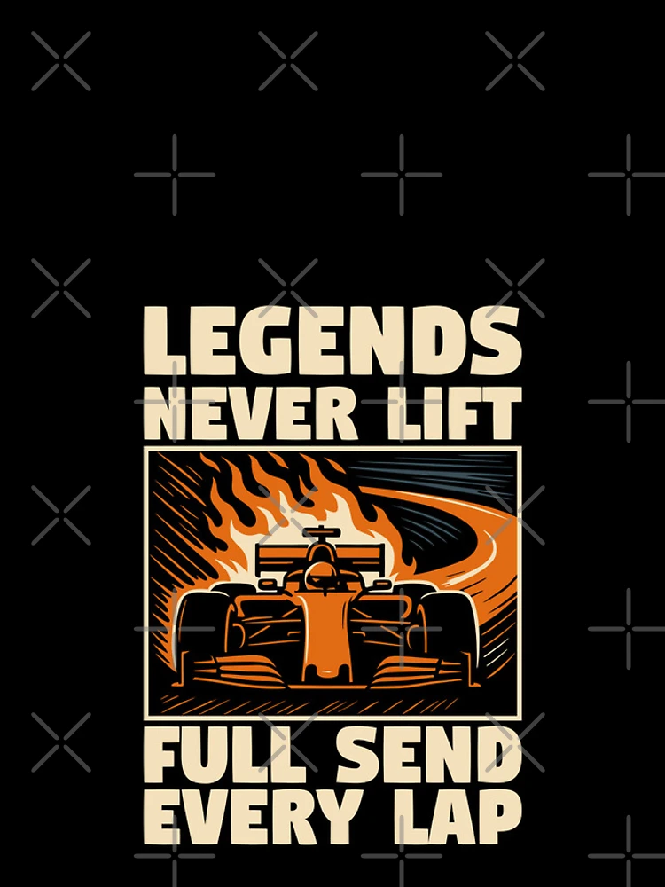 Thumbnail 4 of 4, iPhone Case, Legends Never Lift Full Send F1 Racing designed and sold by RAS-77.