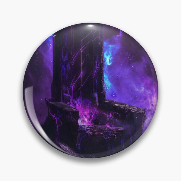 Item preview, Throne Sitting Upon Stone With Cosmic Background designed and sold by QuantumDrift.