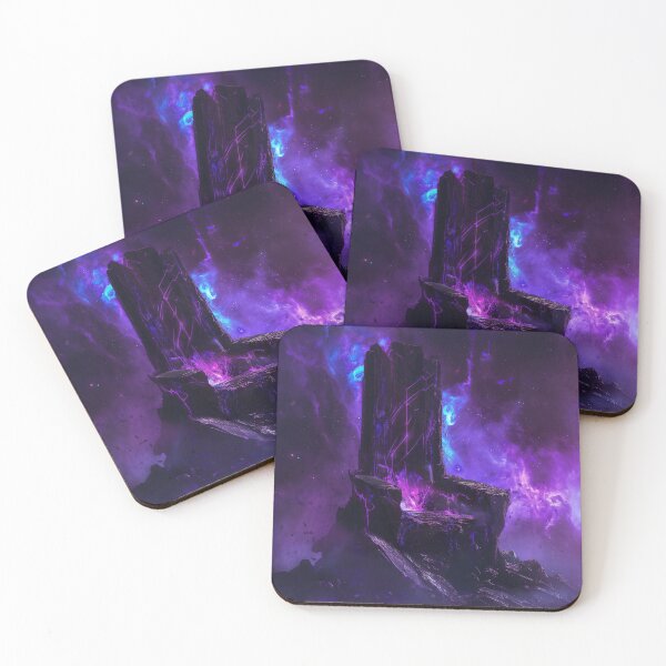 Item preview, Throne Sitting Upon Stone With Cosmic Background designed and sold by QuantumDrift.