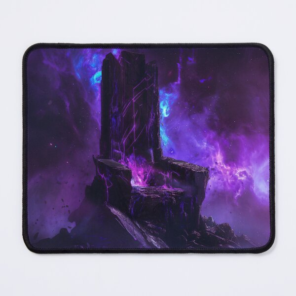 Item preview, Throne Sitting Upon Stone With Cosmic Background designed and sold by QuantumDrift.
