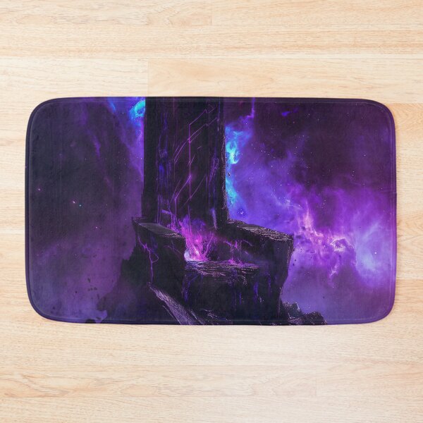 Item preview, Throne Sitting Upon Stone With Cosmic Background designed and sold by QuantumDrift.